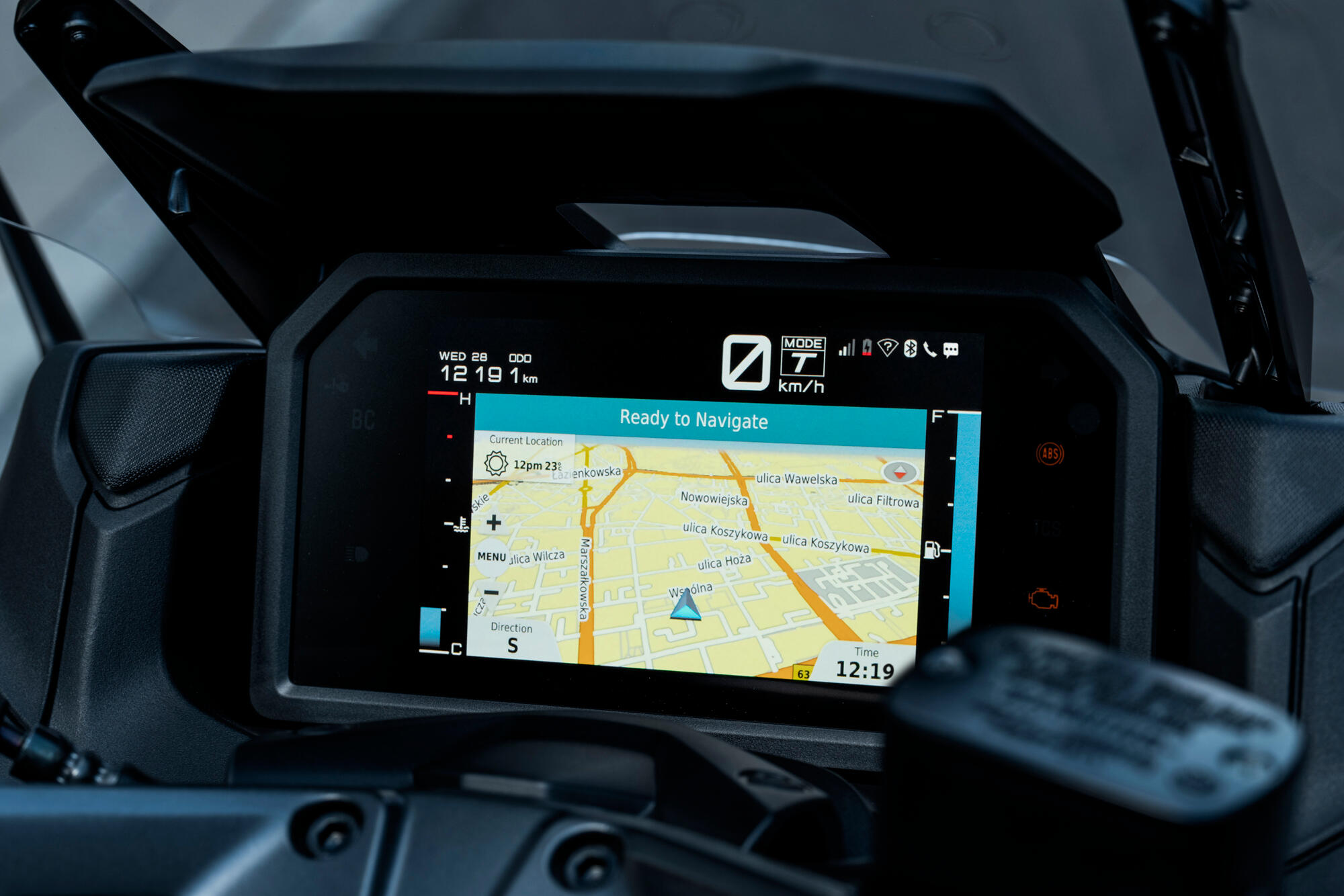 7-дюймовый TFT-экран с навигацией Garmin 